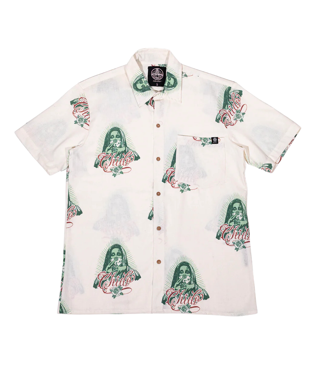 White linen shirt. Amá Chola