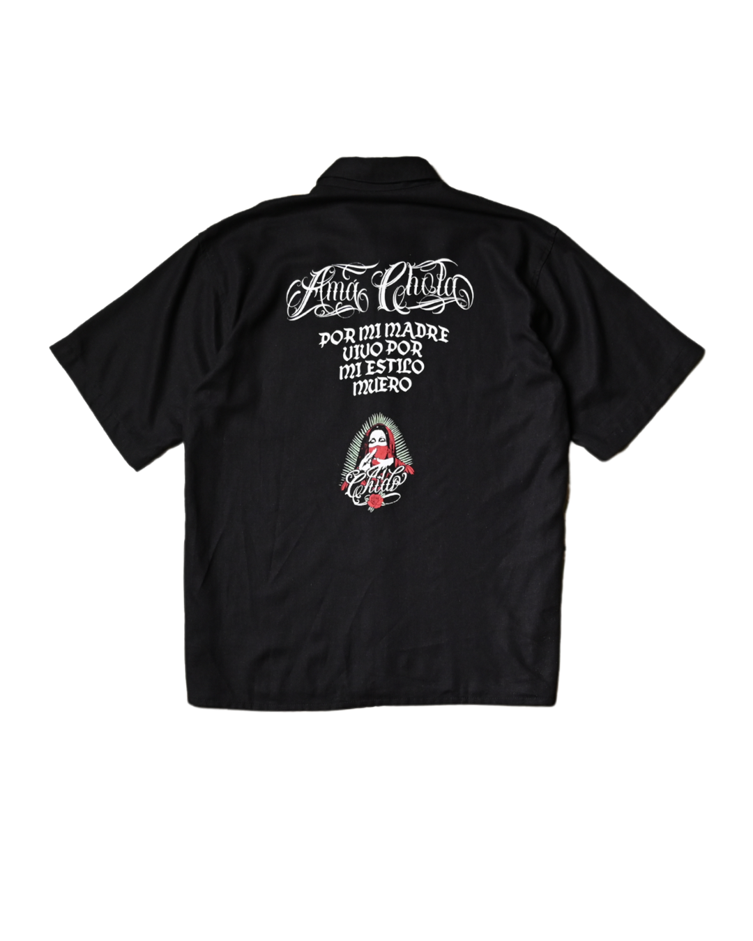 Black linen shirt – Oversized boxy cut, special edition. Amá Chola