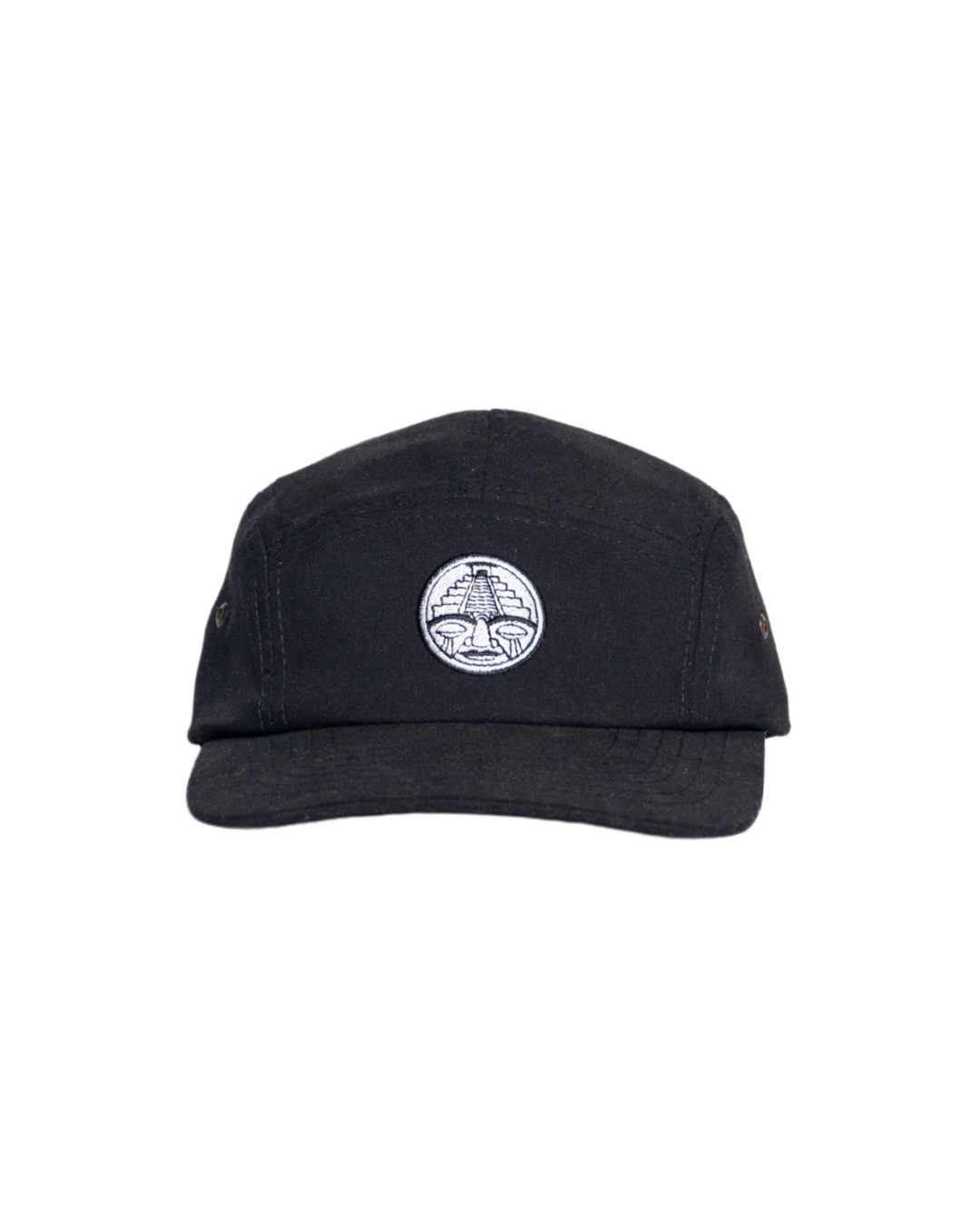 Black 5-panel cap. Chido