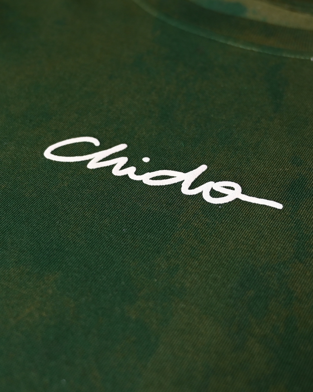 Green Tie Dye Tank Top. Signature