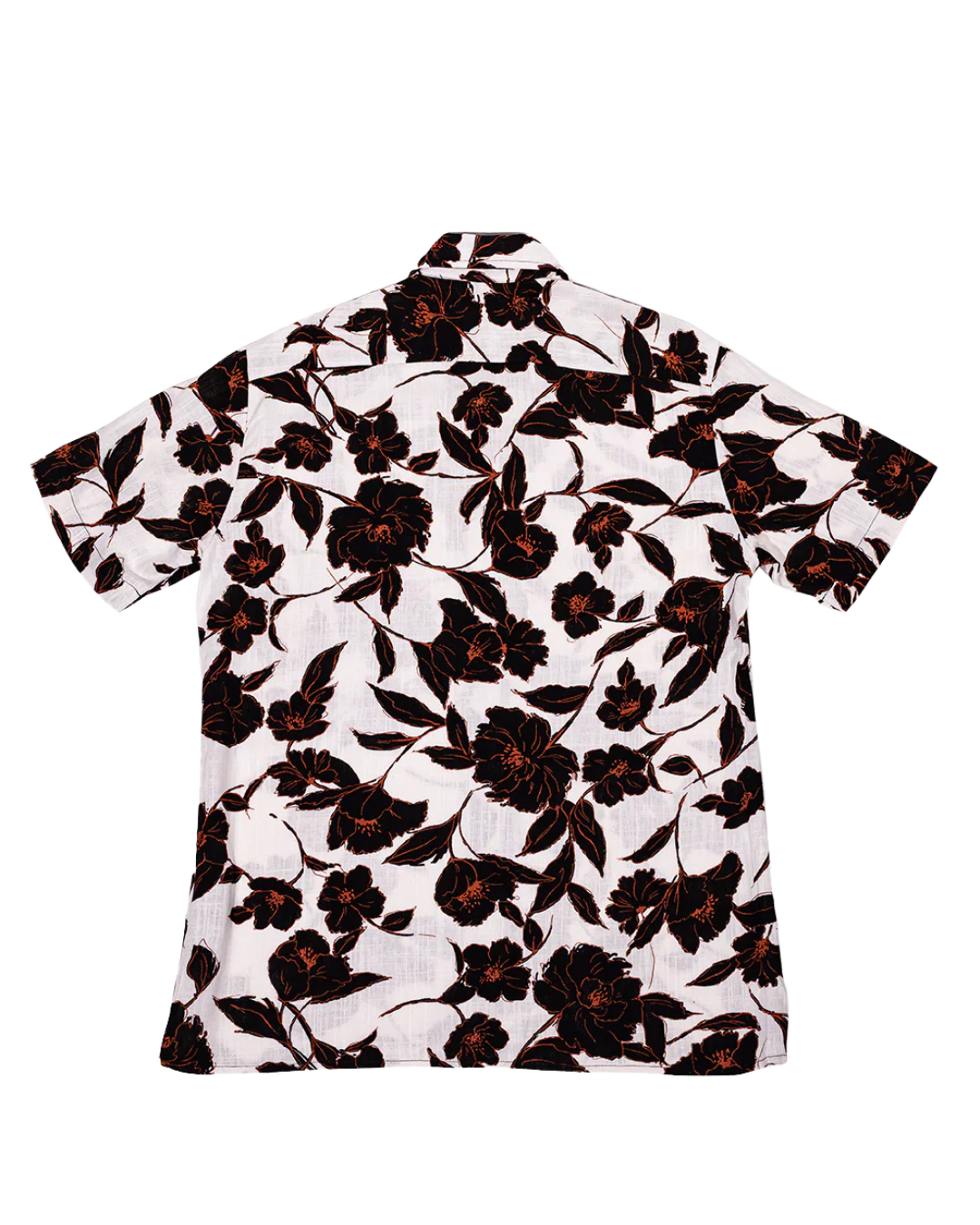 Black unisex spring shirt. Signature