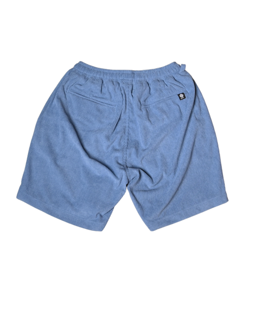 Bermuda unisex de pana color celeste