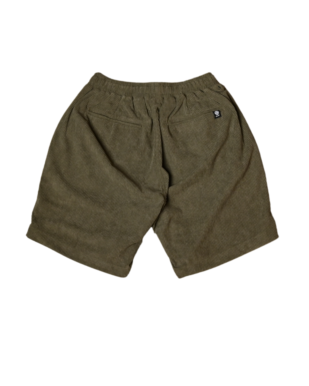 Bermuda unisex de pana color verde