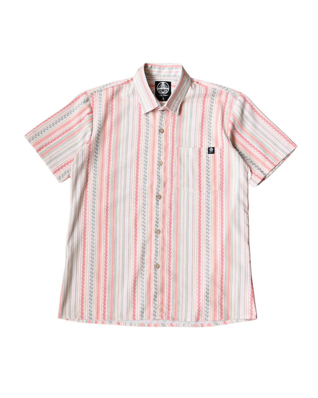 Camisa de Lino Mitla Crudo Coral de corte regular – CHIDO
