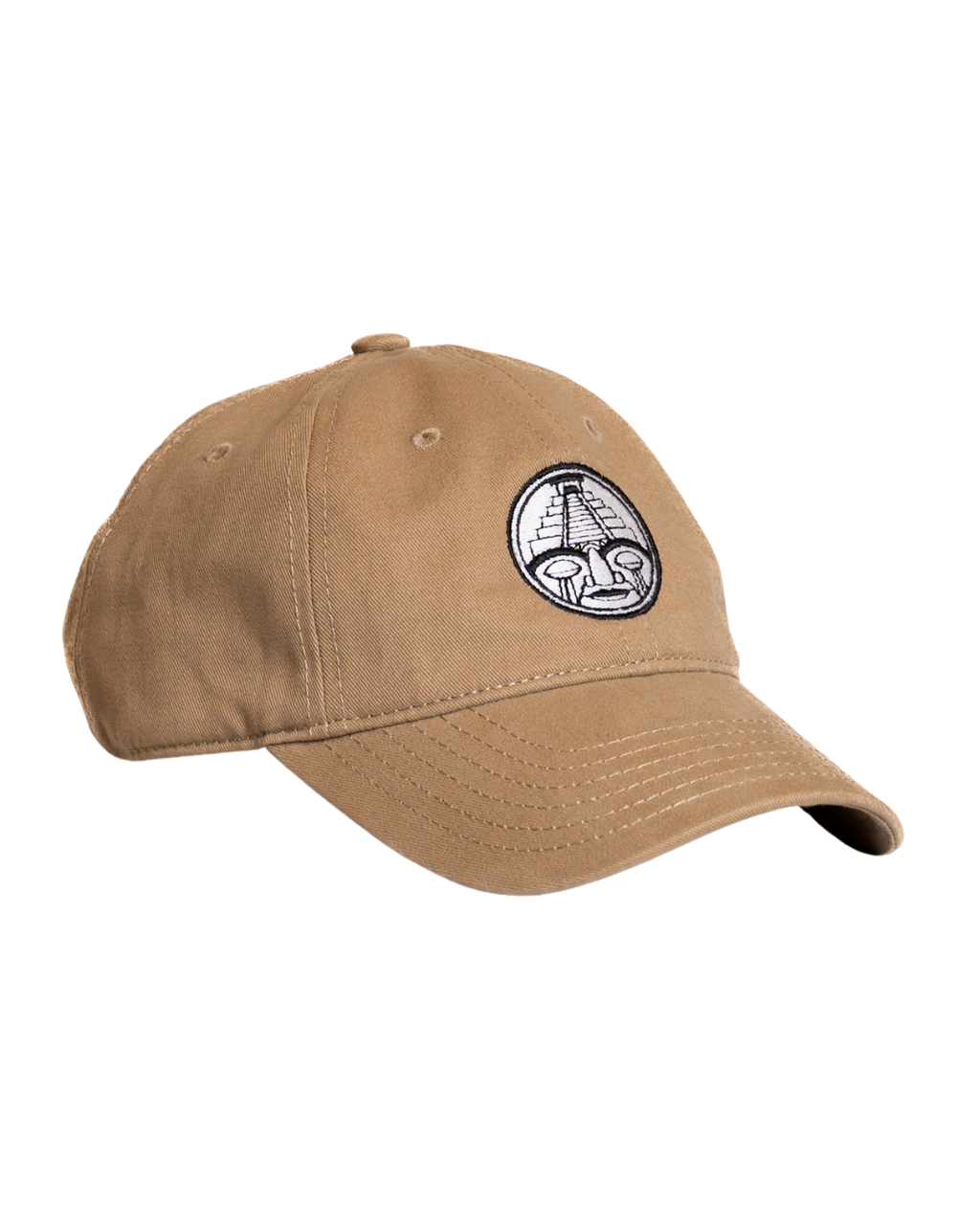 Gorra Court Side beige CHIDO de algodón con logo bordado