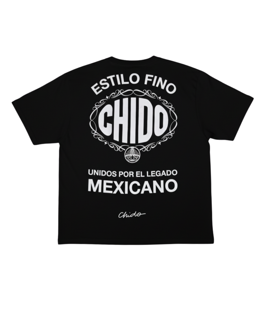 Black Mexican Legacy T-shirt. Chido