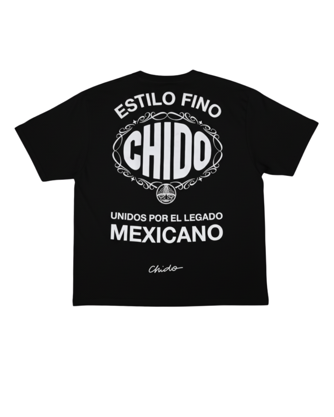 Black Mexican Legacy T-shirt. Chido