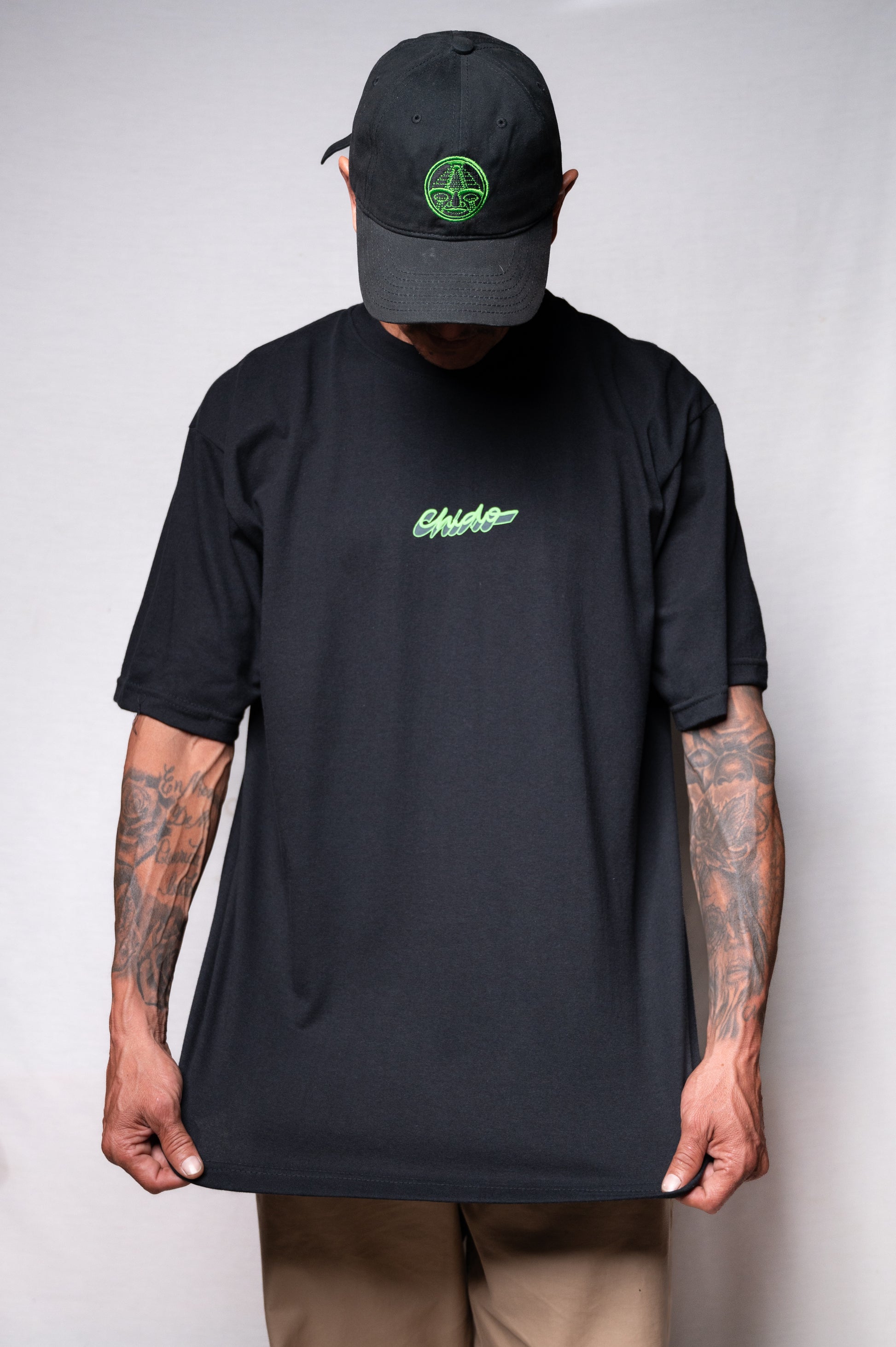 Playera unisex negra colección Sayuyorckh CHIDO