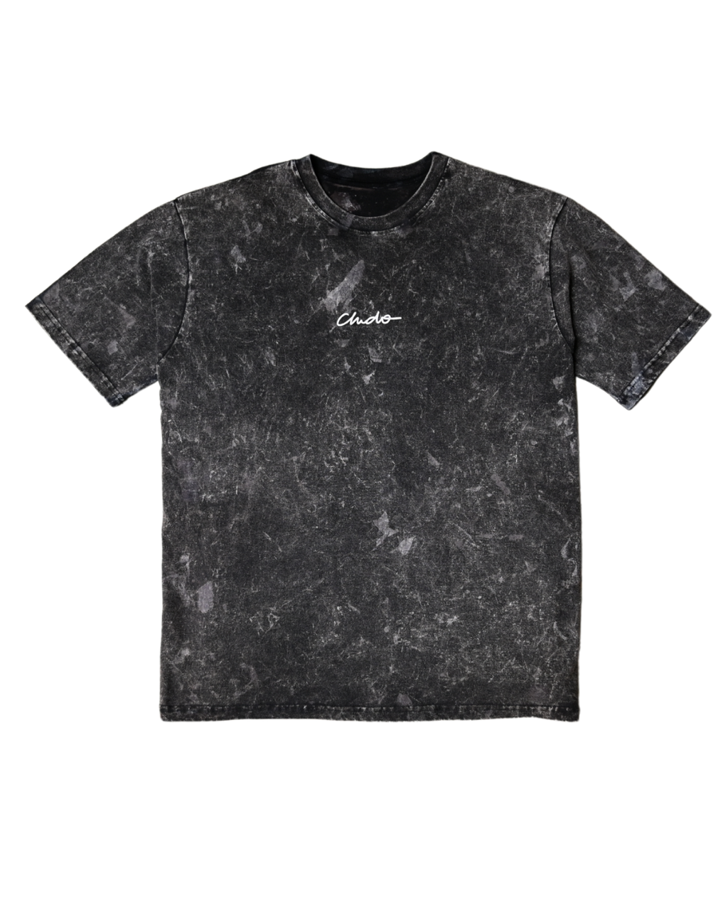 Playera tie dye oversize negra unisex CHIDO Signature de algodón premium